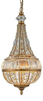Produktbild von Kronleuchter Colosseo, 80 cm - Goldfarben - Glas