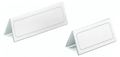 Obrázok produktu pre DURABLE Tischnamensschild 61/122x150mm transp 25er Pck