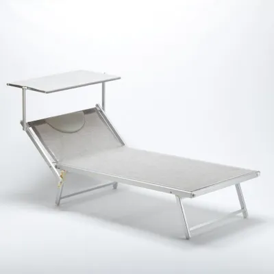 Immagine prodotto di Lettino da spiaggia in alluminio Grande Italia XL professional - Grigio