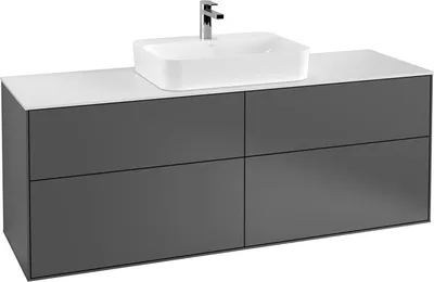Produktbild von Villeroy & Boch V&B Waschtischunterschrank FINION 1600x603x501 Abdpl wh/gls wh