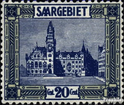 Produktbild von Briefmarken Saarland 1922 Mi 88 postfrisch Landschaftsbilder (III)