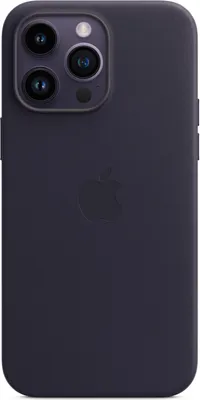 Produktbild von Apple iPhone 14 Pro Max Handyhülle Echtleder Dunkelblau Hardcase 17 cm (6.7 Zoll) MagSafe-kompatibel, kratzresistent, sturzsicher