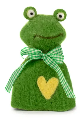 Produktbild von Eierwärmer [ Frosch ] für den fröhlichen Frühstückstisch - ca. 12cm