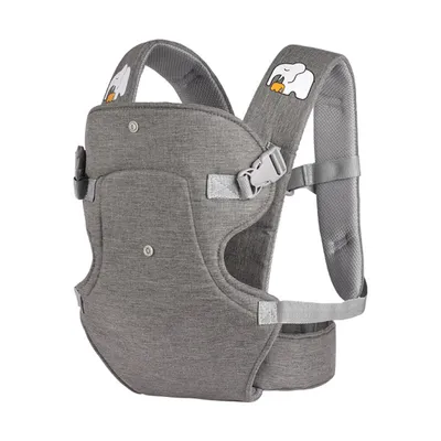 Produktbild von Bauchtragen, 3 in 1 Kindertrage, ergonomische Babytrage (9-25kg), Rückentrage für Babys von 9-24 Monate, Dunkelgrau