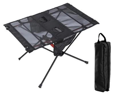 Imagen del producto de Mesa plegable portátil con 2 portavasos