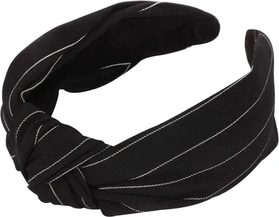 Produktbild von Haarreif mit Knoten im Vintage-Stil für Damen, schwarz