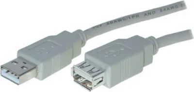 Image de S/CONN maximum connectivity Rallonge USB High Speed 2.0, A mâle vers A femelle, USB 2.0, 1,0m (77120)