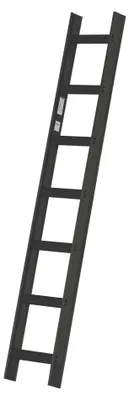 Immagine prodotto di Scala da tetto Hymer verniciata in antracite RAL 7016 7 pioli