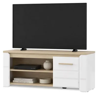 Produktbild von Niella - Couchtisch, 120x55x50h cm Braun Eiche, mit Füßen