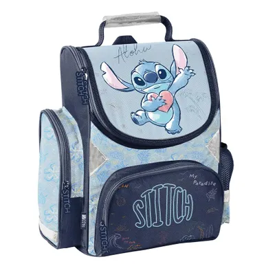 Image de Cartable pour fille, motif STITCH, sac à dos Lilo & Stitch Disney