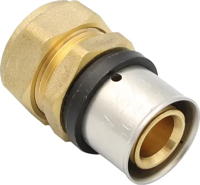 Produktbild von Pressfitting Übergang Verbundrohr 26x3 auf 22mm Kupferrohr TH Kontur
