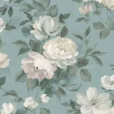 Obrázok produktu pre Borastapeter Tapeta modré kvety - 660428 - 53 cm x 10,05 m