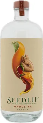 Produktbild von Seedlip 42, alkoholfreie Gin-Alternative, mit Orangengeschmack, 0,0% vol, 700ml Einzelflasche