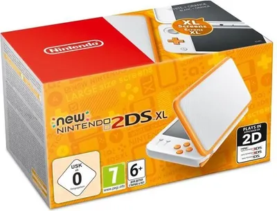 Obrázek produktu pro Nintendo New 2DS XL, New Nintendo 2DS XL, Oranžová, Bílá, Směrový kříž, LCD, 12,4 cm (4.88"), 400 x 240 px