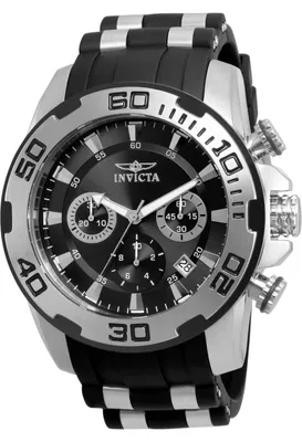 Obrázek produktu pro Invicta Pro Diver - SCUBA 22311 Pánské Hodinky - Quartz Hnutí - Nerezová Ocel s Černým Ciferníkem - 50 mm