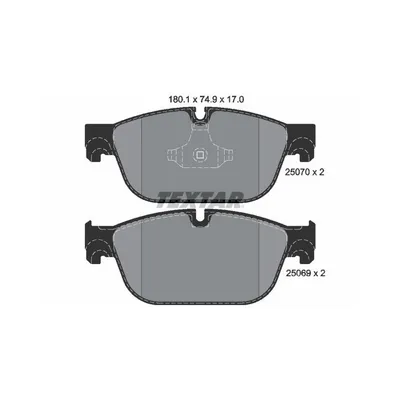 Produktbild von Textar Bremsbeläge vorne für Citroen C5 III DS4 DS5 DS DS4 DS5 Peugeot 508 + SW