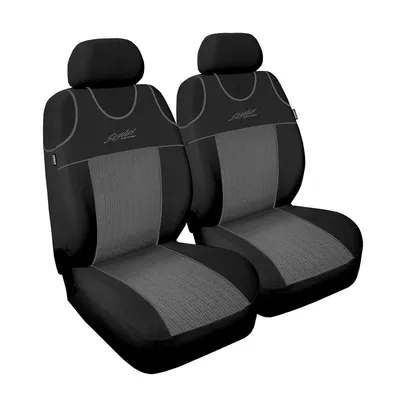 Produktbild von Stylus P1 Universal Autositzbezüge - Polyester/Velours Front Grau