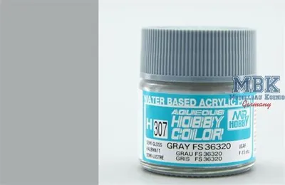 Produktbild von Mr Hobby - Gunze H-307 - Aqueous Hobby Colors (10 ml) Gray FS 36320 - Neu