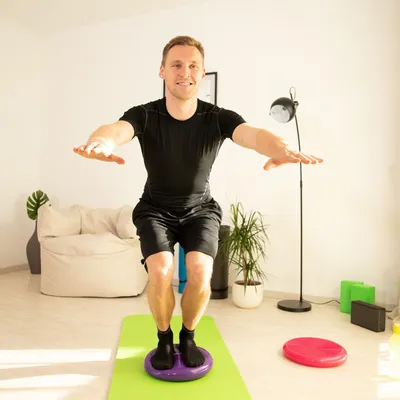 Obrázok produktu pre Balančný vankúš 33 cm so vzduchovou pumpou