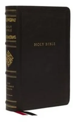 Immagine prodotto di Nkjv, Personal Size Reference Bible, Sovereign Collection, Leathersoft, Black, Red Letter, Comfort Print