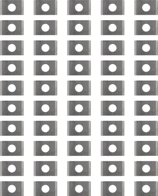 Image de Plaquettes carbure | 7,5 x 12 x 1,5 mm, 35° | 50 pièces | Couteaux réversibles pour bois dur, bois tendre, plastique et panneaux de particules | Couteaux de rechange pour prétailleurs, fraise à laquer, fraise à rainurer | T04F
