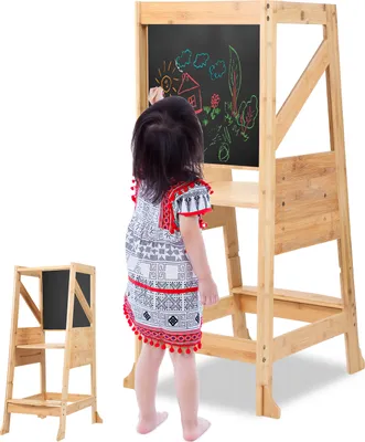 Obrázok produktu pre Jiubiaz Učiaca veža pre deti Učiaca stolička Vysoká stolička Stolička 90x49x50 cm 100 kg