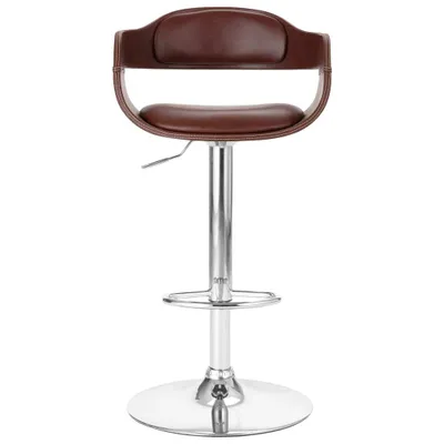 Image de vidaXL Tabouret de bar marron similicuir