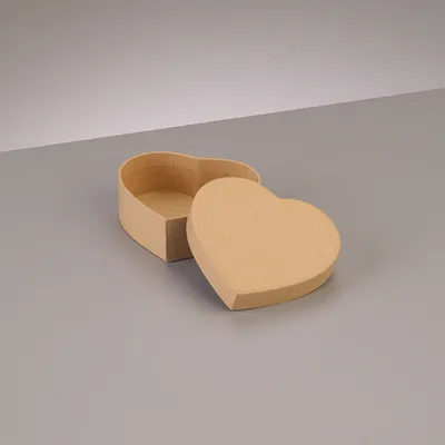 Produktbild von Box Herz, flach 9,2 x 9 x H 2,6 cm
