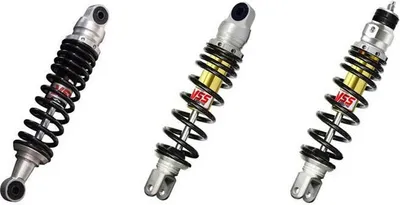 Productafbeelding van Schokdemper set, 300mm, zwart (10/10mm), universeel, geschikt voor Mofa, Moped, Mokick