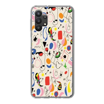 Produktbild von MuchoWow® Handyhülle Schutzhülle Hülle für Samsung Galaxy A32 5G Muster - Abstrakt - Kunst Silikon Softcase Handy Hülle - Softcase