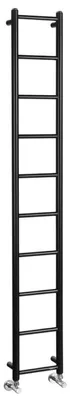 Produktbild von Sapho DINA Badheizkörper 250x1680mm, Schwarz matt