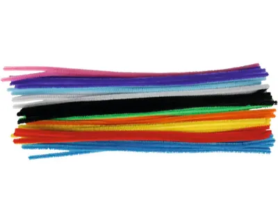Produktbild von Glorex Biegeplüsch bunt 100 Stück