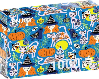 Image de Puzzle 1000 pièces Enjoy – Chats Enchantés