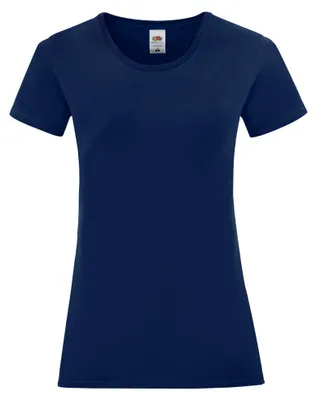 Immagine prodotto di Fruit of the Loom - Maglietta "Iconic 150" da donna FK2487 (S) (blu navy)
