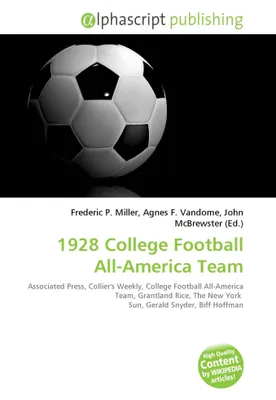 Produktbild von 1928 College Football All-America Team
