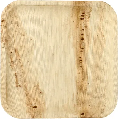 Produktbild von Papstar Palmblatt Teller eckig "pure" 25,5 x 25,5 cm, 25 Stück