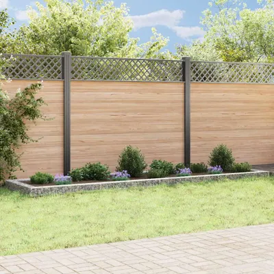 Image de vidaXL Gabion haut-plateau Acier galvanisé 400x100x20 cm