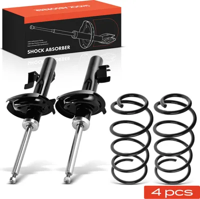 Productafbeelding van Frankberg 2x veer + 2x gasdrukdemper voor voor Mazda 3 BL 1.6L