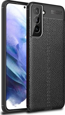 Obrázok produktu pre NALIA dizajnové puzdro na mobilný telefón pre Samsung Galaxy S21, kožený vzhľad krytu slim case