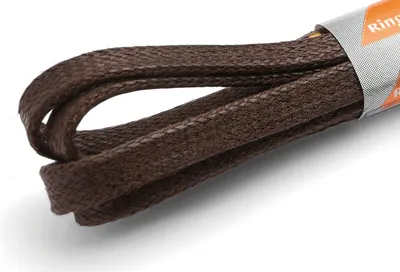 Produktbild von RINGELSPITZ - Flach Schmal Gewachst – Elegante Schnürsenkel für Stilvolle Schuhe - 75 cm, dunkelbraun