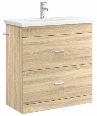 Immagine prodotto di Set di mobili da bagno vidaXL in rovere Sonoma 81 x 40 x 84,5 cm