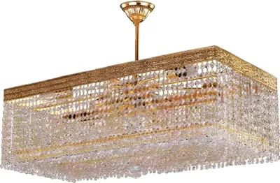 Immagine prodotto di Lusso lampadario a soffitto lampadario a soffitto lampada di cristallo d'oro