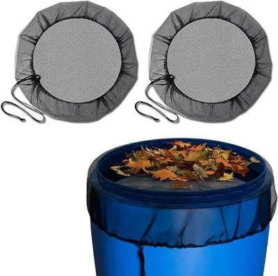 Produktbild von Regentonafdekking mit Zugseil, Netafdekking - Set aus 2, 100 cm