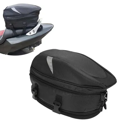 Productafbeelding van Motorfiets bagagetas/zadelzak, 18,5 liter, Polyurethanleer, waterdicht