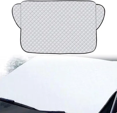 Produktbild von Sonneblende für Windschutzscheibe - 140 x 95 cm - Schutz vor Frost und Schnee - einfache Montage - Rundum-Schutz für Auto