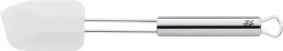 Produktbild von WMF Profi Plus Teigschaber 26 cm, Cromargan Edelstahl teilmattiert, Silikon, spülmaschinengeeignet, hitzebeständig bis 200°C, weiß