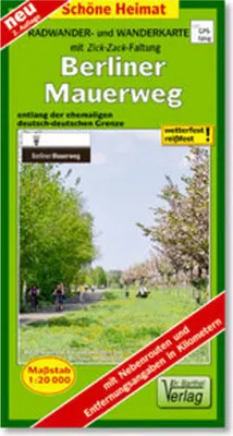 Produktbild von Berliner Mauerweg 1 : 20 000. Radwander- und Wanderkarte