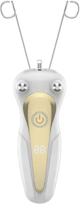 Imagen del producto de Depiladora eléctrica para mujeres con luz LED - Depiladora facial USB - Depiladora facial para mujeres - Masajeador facial - Dispositivo de belleza