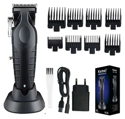 Produktbild von Haartrimmer Herren - Modell KM-2296LEU - Wiederaufladbarer Haarschneider - Kabellos USB Typ-C - Einstellbarer Barttrimmer - Professionelles Friseurgerät