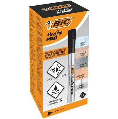 Obrázek produktu pro BIC 964800, 12 kusů, Černá, Černá, 1,1 mm, Krabice